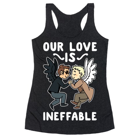 Our Love is Ineffable - Good Omens Racerback Tank Top