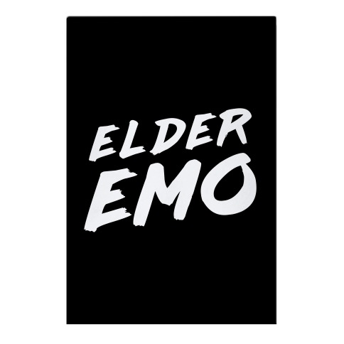 Elder Emo Garden Flag