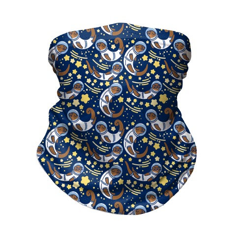 Otters In Space Neck Gaiter