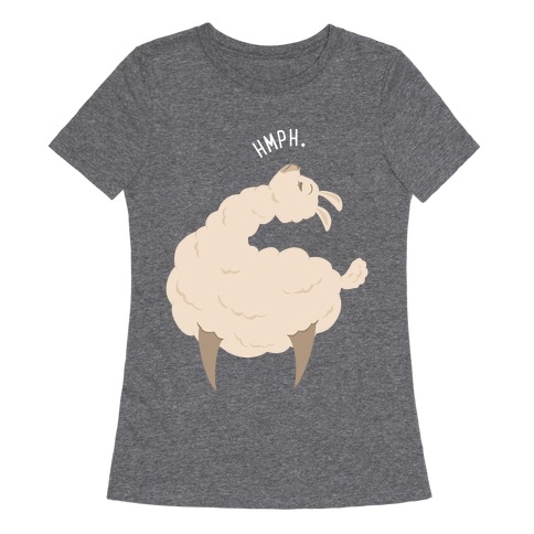 Petty Llama Womens T-Shirt
