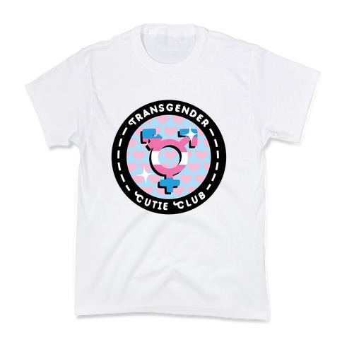 Transgender Cutie Club Patch Kids T-Shirt