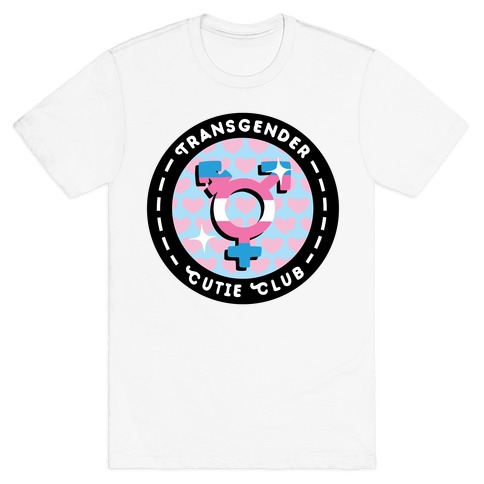 Transgender Cutie Club Patch T-Shirt