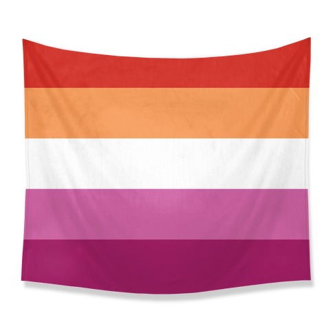 Lesbian Pride Flag Tapestry