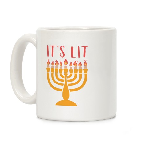 It's Lit Menorah Coffee Mug