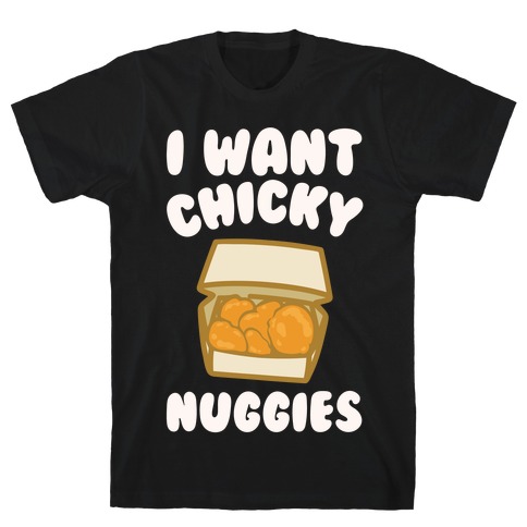 I Want Chicky Nuggies White Print Tapestry Lookhuman