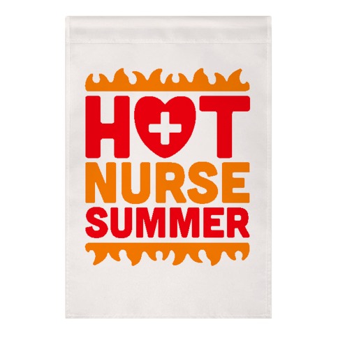 Hot Nurse Summer Parody Garden Flag