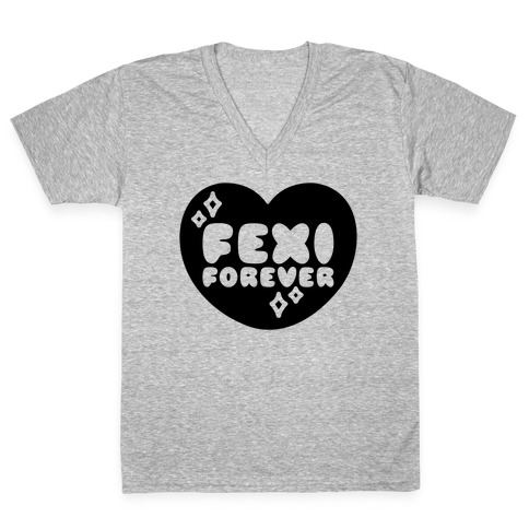Fexi Forever  V-Neck Tee Shirt