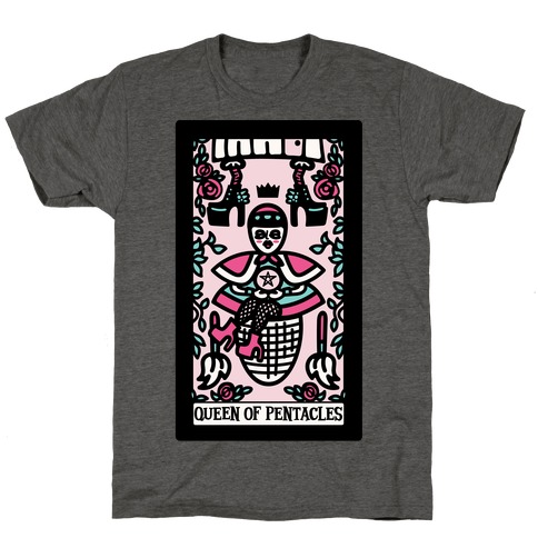 Creepy Cute Tarot: Queen of Pentacles Baba Yaga T-Shirt