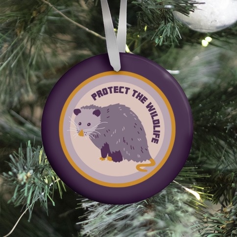 Protect the Wildlife (Opossum) Ornament