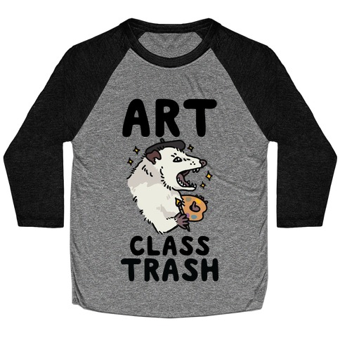 Art Class Trash Opossum Baseball Tee