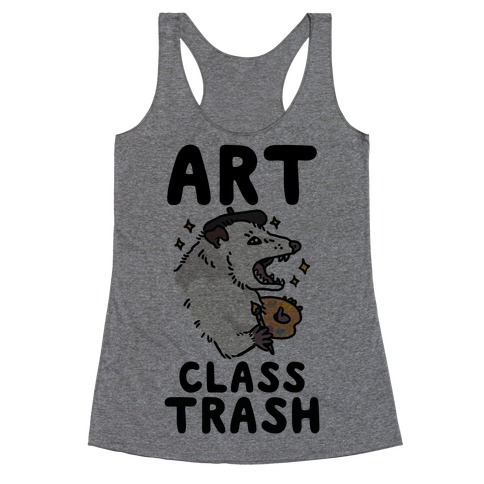 Art Class Trash Opossum Racerback Tank Top