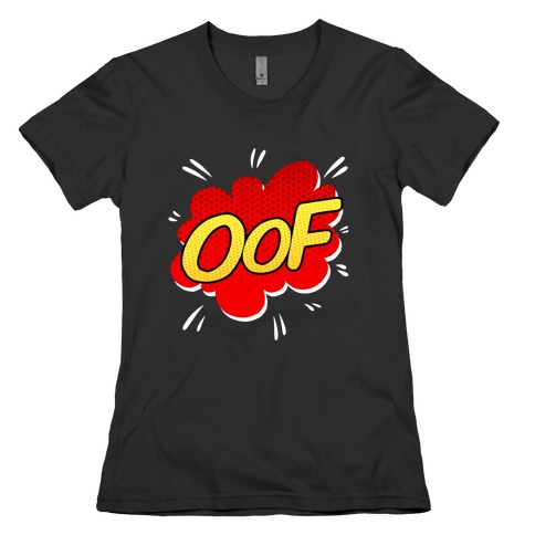 Oof Comic Sound Effect T Shirt Lookhuman - oof roblox slim fit t shirt shirt designs shirts mens tops
