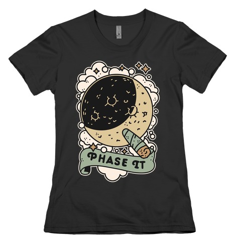 Phase it Moon Womens T-Shirt