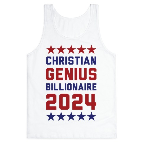 Christian Genius Billionaire 2024 Tank Top