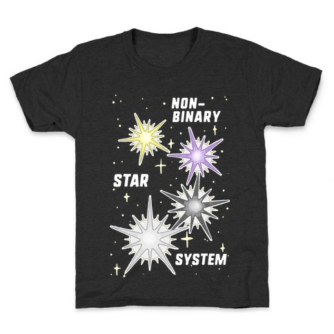 Non-Binary Star System Kids T-Shirt