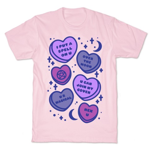 Witchy Candy Hearts  T-Shirt
