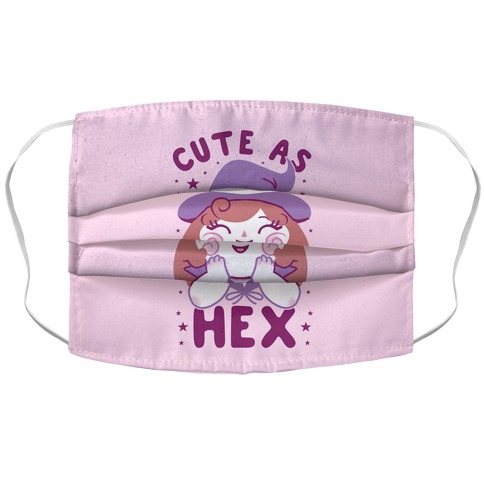 Cute As Hex Accordion Face Mask