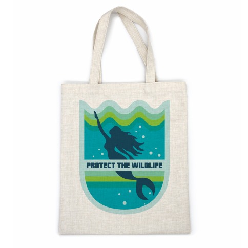 Protect The Wildlife (Mermaid) Casual Tote