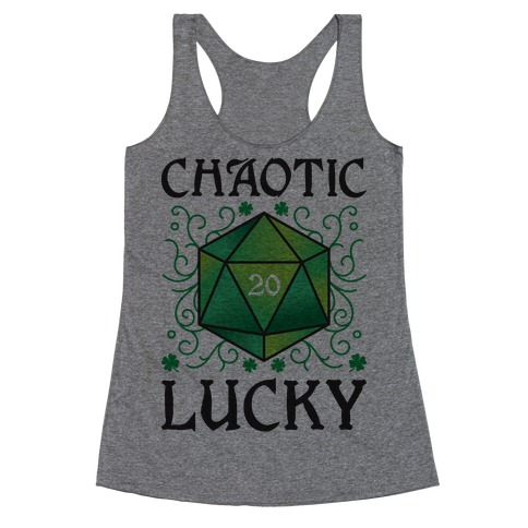 Chaotic Lucky Racerback Tank Top