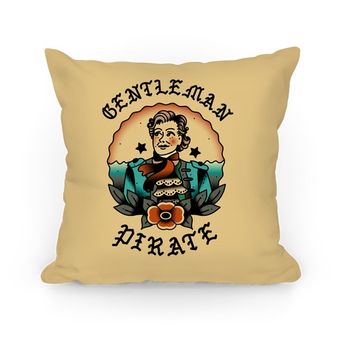 Gentleman Pirate Sailor Jerry Tattoo Pillow
