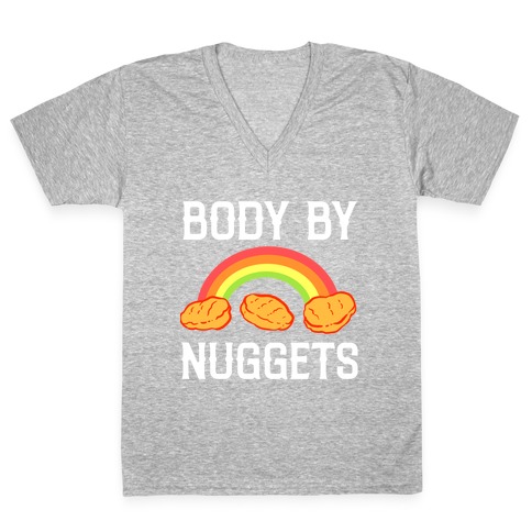 Body By Nuggets V-Neck Tee Shirt