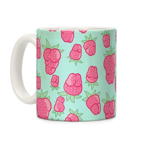 Strawberry Peens Pattern Coffee Mug