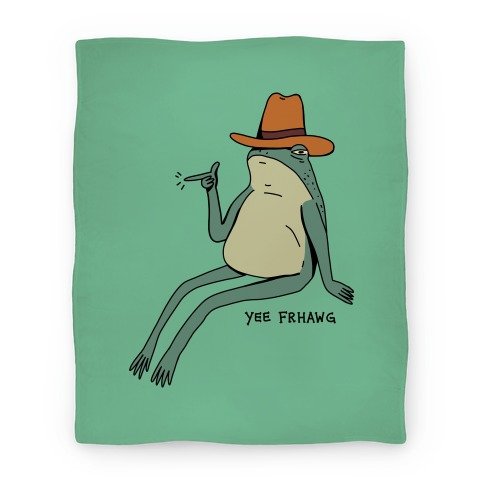 Yee Frhawg Frog Blanket