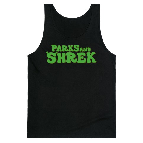 Parks and Shrek Parody Tank Top