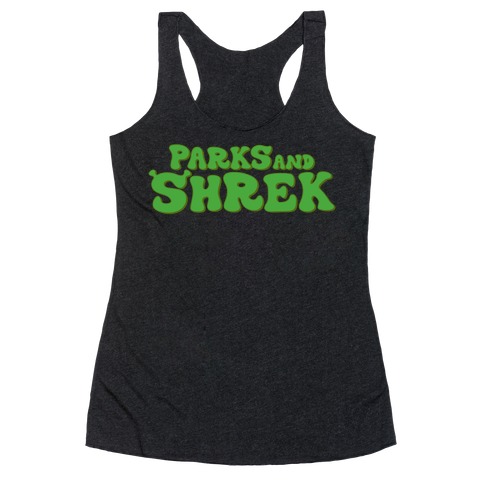 Parks and Shrek Parody Racerback Tank Top