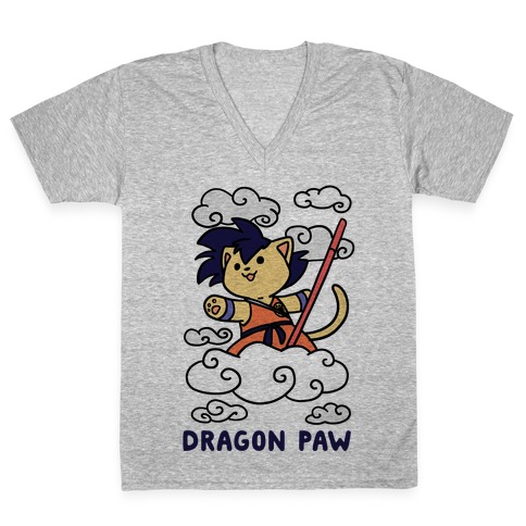 Dragon Paw - Goku V-Neck Tee Shirt