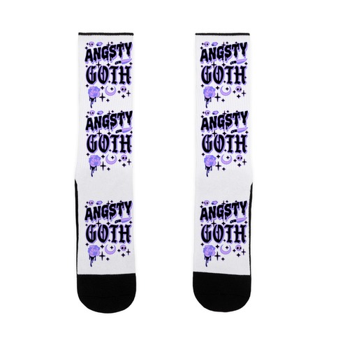 Angsty Goth Sock