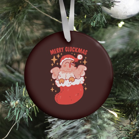 Merry Cluckmas Ornament