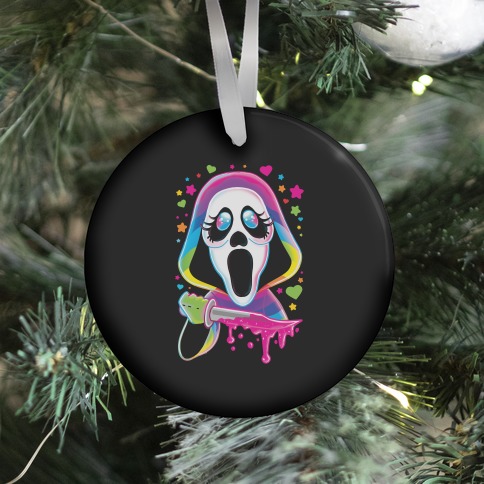 90's Rainbow Scream Ornament