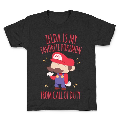 Zelda Is My Favorite Pokemon Kids T-Shirt