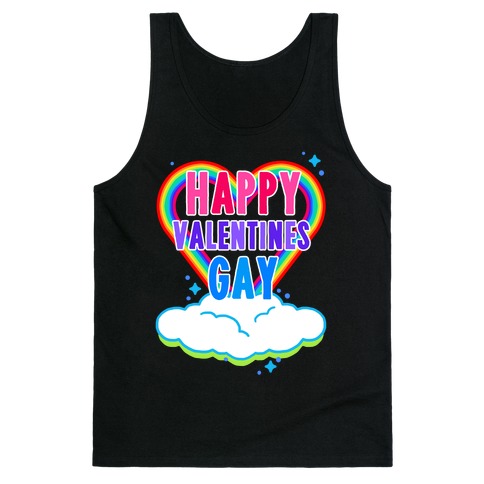 Happy Valentines Gay Tank Top