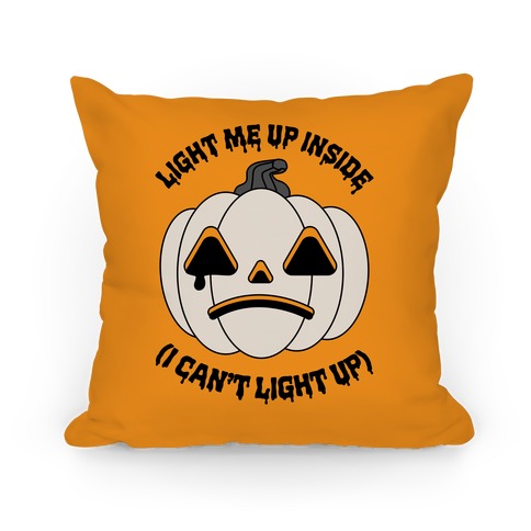 Light Up Jack-o'-Lantern Pumpkin Pillow