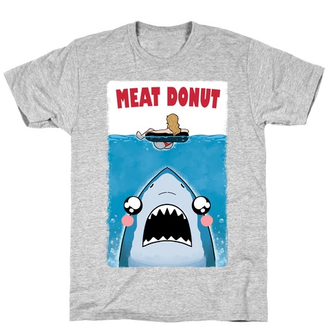 Meat Donut Jaws Parody T-Shirt