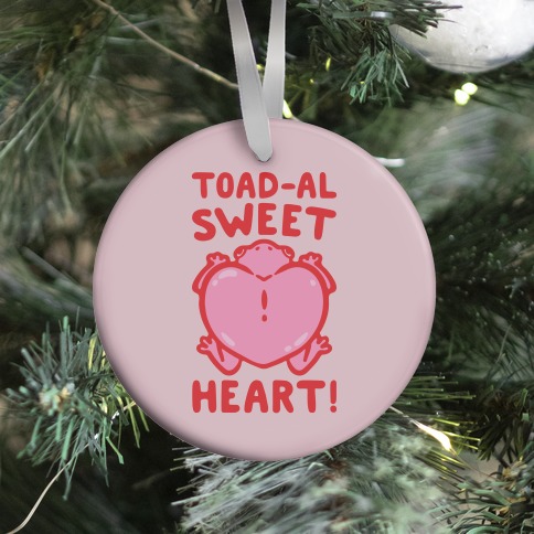 Toad-al Sweet Heart Ornament