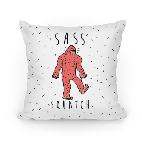 Sass Squatch Pillow