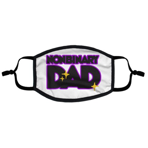 Nonbinary Dad Flat Face Mask