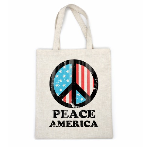 Peace America Casual Tote