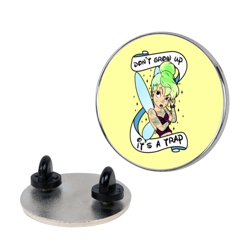 Punk Tinkerbell (Don't Grow Up It's A Trap) Pin