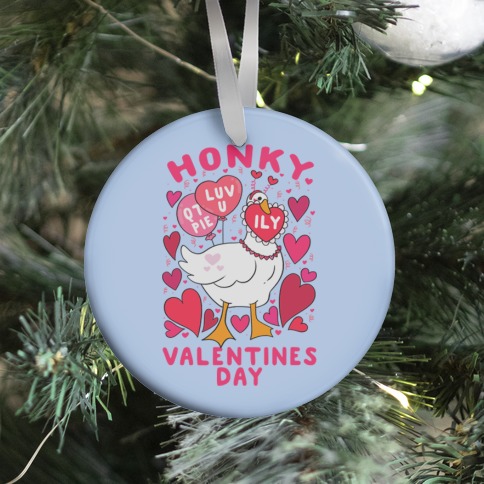 Honky Valentine's Day Ornament