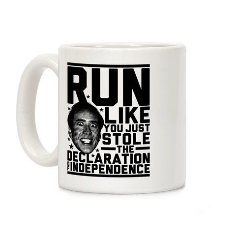 Run Like Nick Cage Coffee Mug