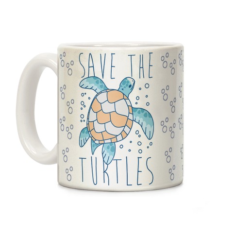 Save the Turtles Coffee Mug