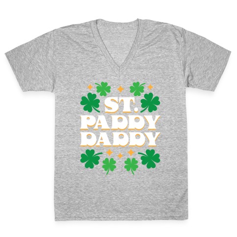 St. Paddy Daddy V-Neck Tee Shirt