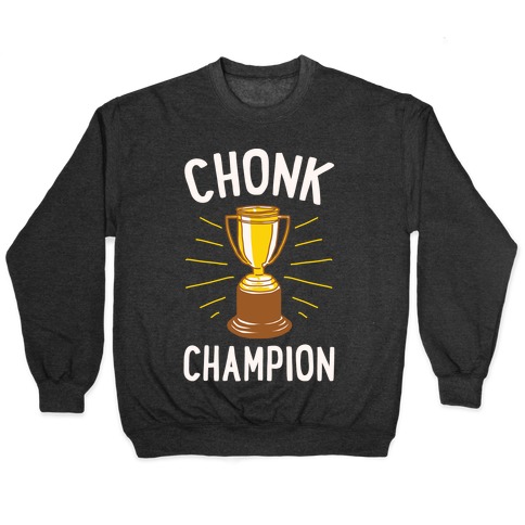 Chonk Champion White Print Pullover