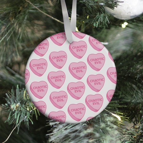 Chaotic Evil Candy Heart Ornament