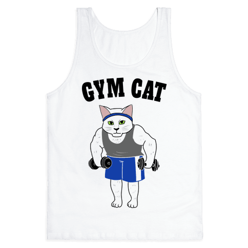 gym cat shirt