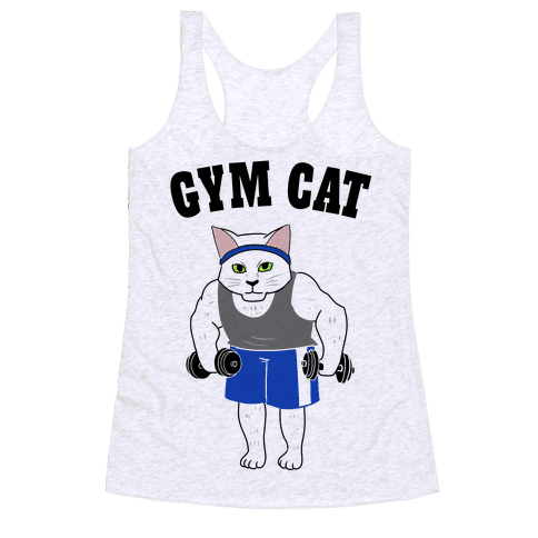 gym cat shirt